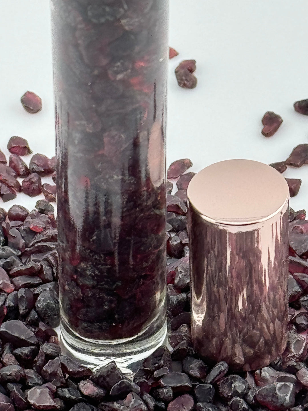 Garnet Glow - Frankincense Infused Crystal Roll-On (Root & Sacral Chakras)