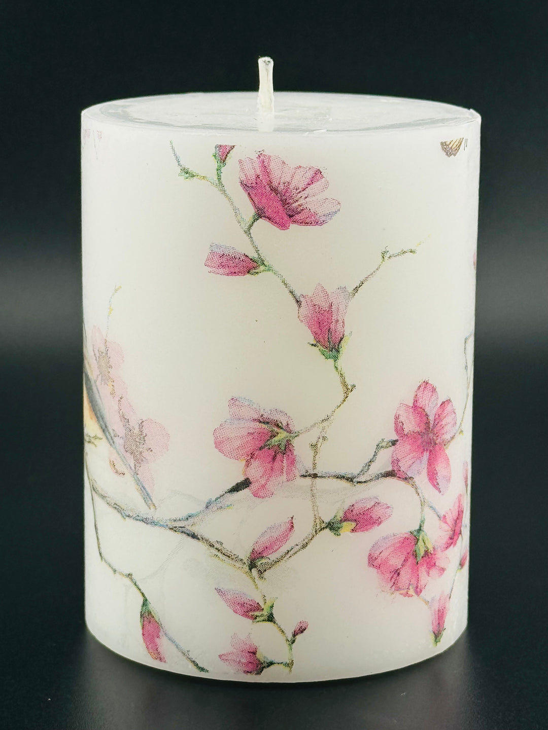 Enlightened Serenity - Buddha Print Pillar Candle Trio