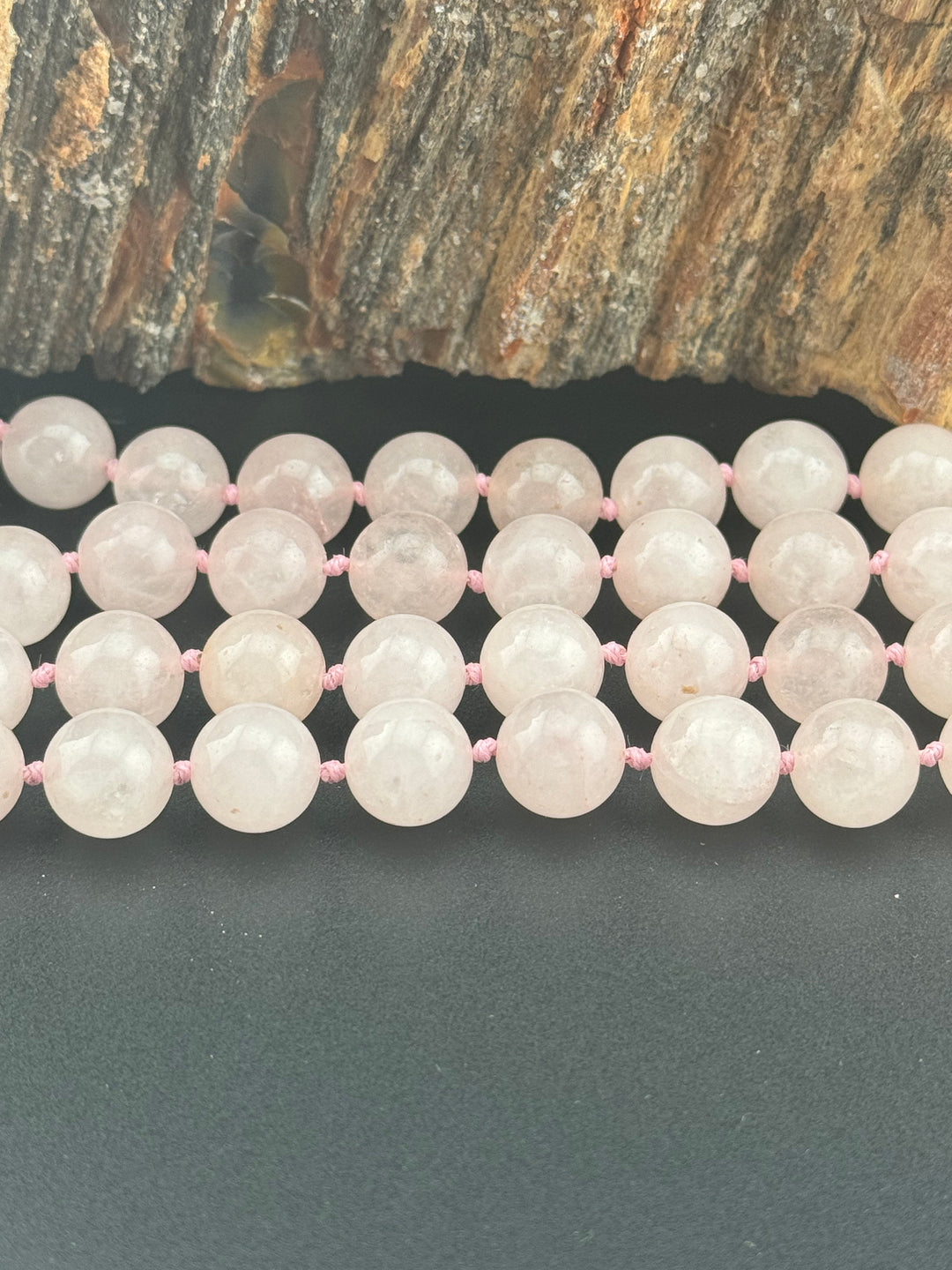 Rose Quartz Radiance - Handcrafted Healing Choker Necklace