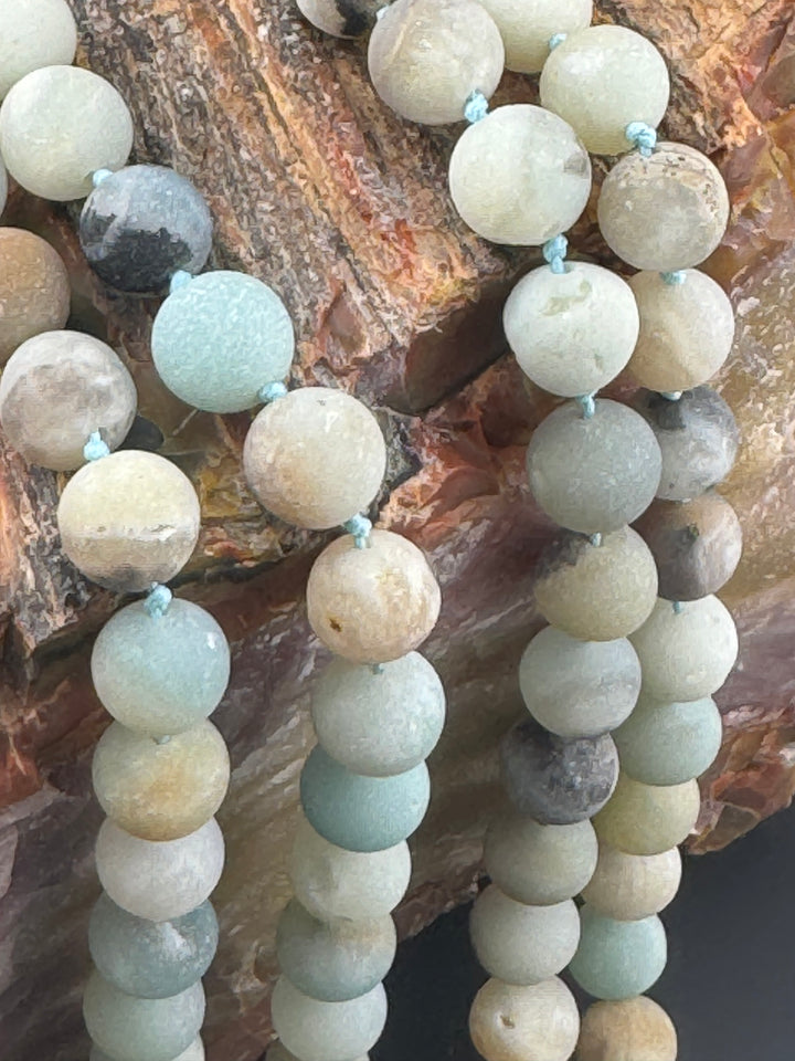 Tranquil Tides - Handcrafted Healing Amazonite Choker Necklace