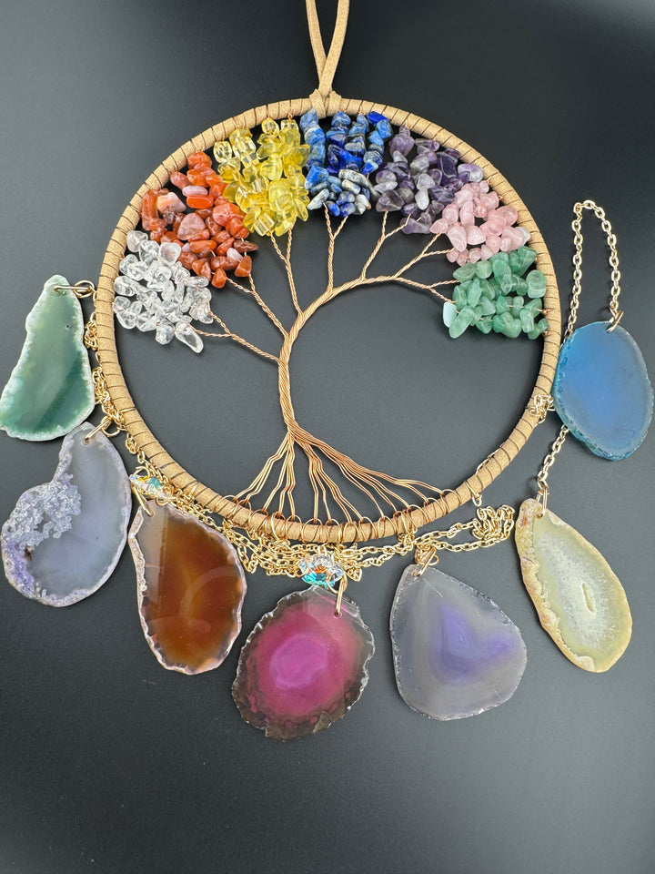 Chakra Harmony - Tree of Life Dream Catcher Wall Decor