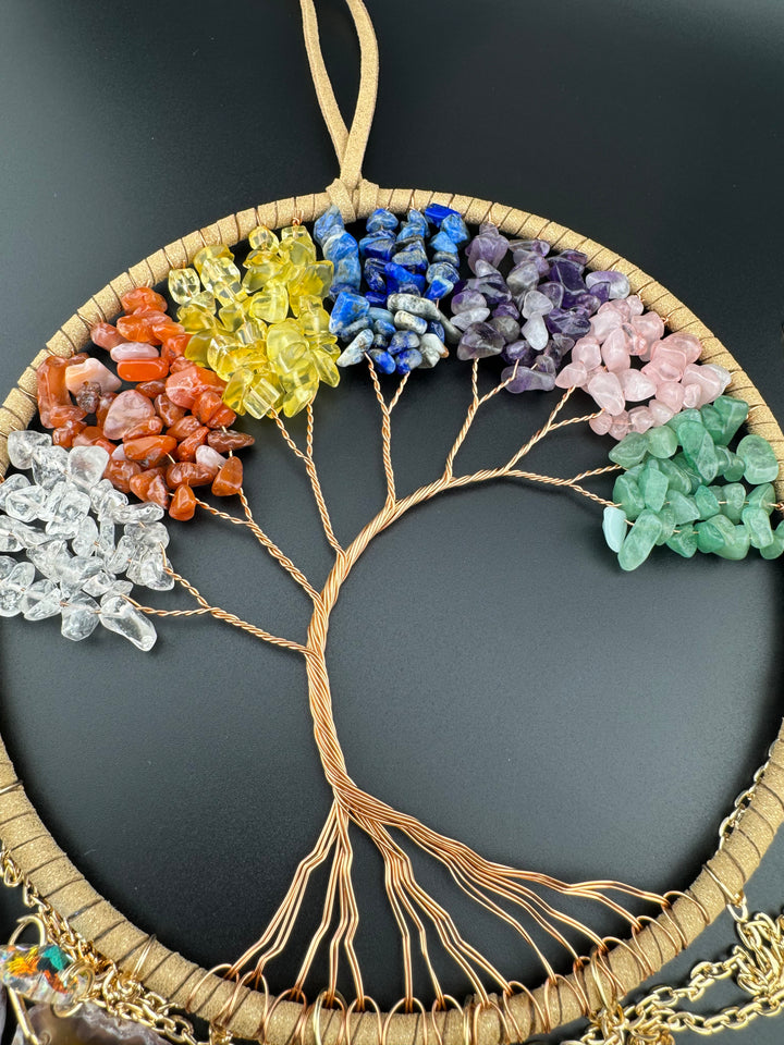 Chakra Harmony - Tree of Life Dream Catcher Wall Decor