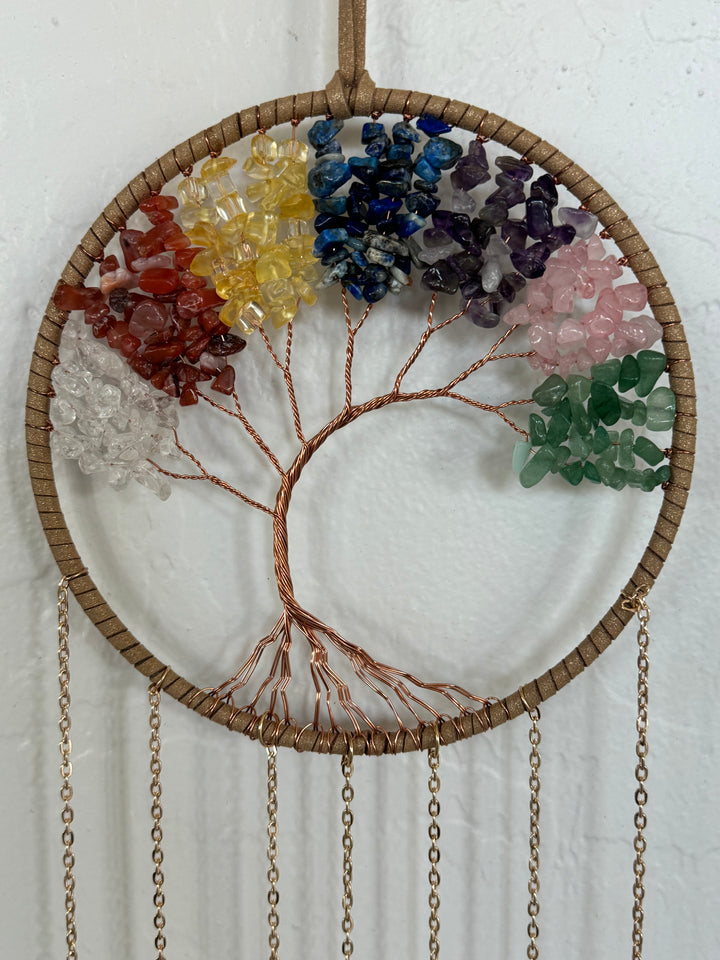 Chakra Harmony - Tree of Life Dream Catcher Wall Decor