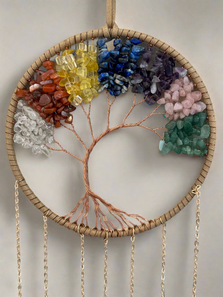 Chakra Harmony - Tree of Life Dream Catcher Wall Decor