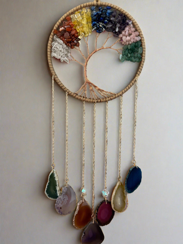 Chakra Harmony - Tree of Life Dream Catcher Wall Decor