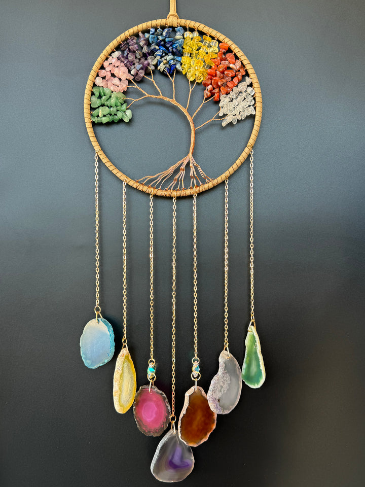 Chakra Harmony - Tree of Life Dream Catcher Wall Decor