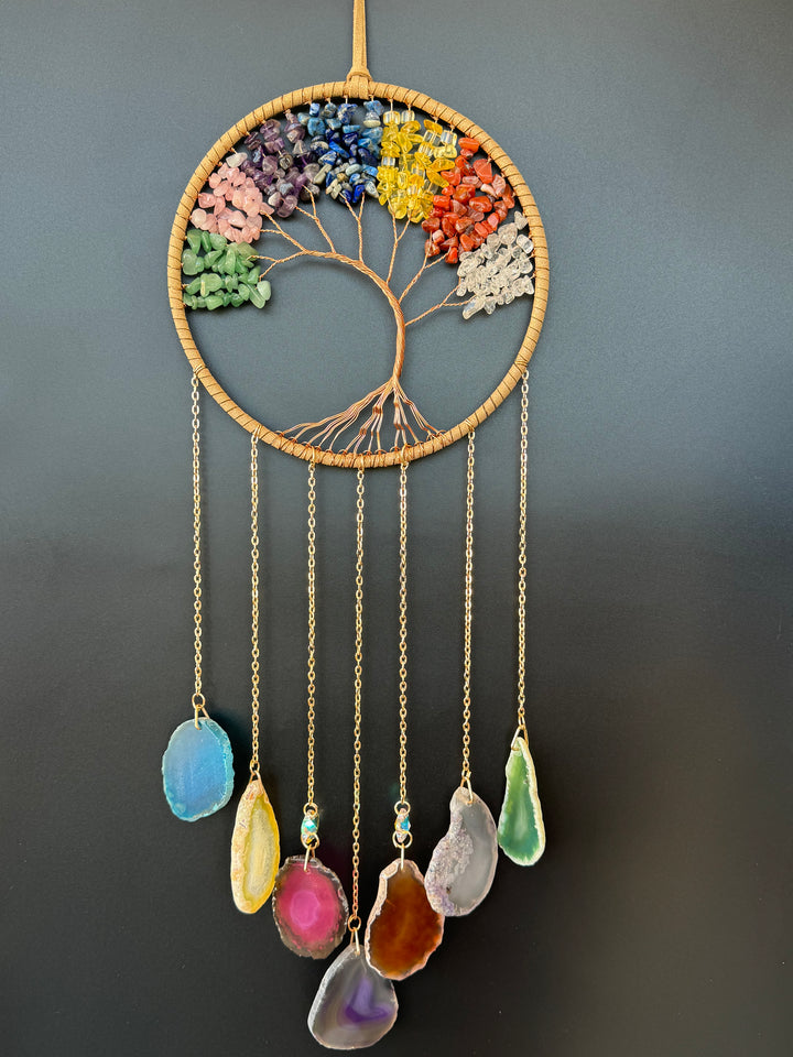 Chakra Harmony - Tree of Life Dream Catcher Wall Decor