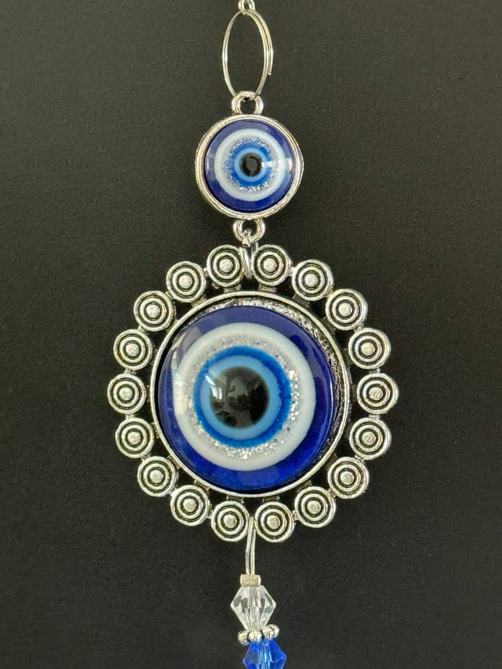 Celestial Eye Bloom Crystal & Evil Eye Sun Catcher