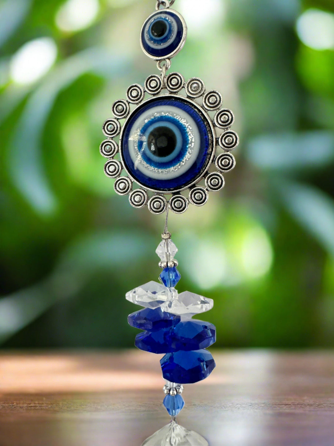 Celestial Eye Bloom Crystal & Evil Eye Sun Catcher