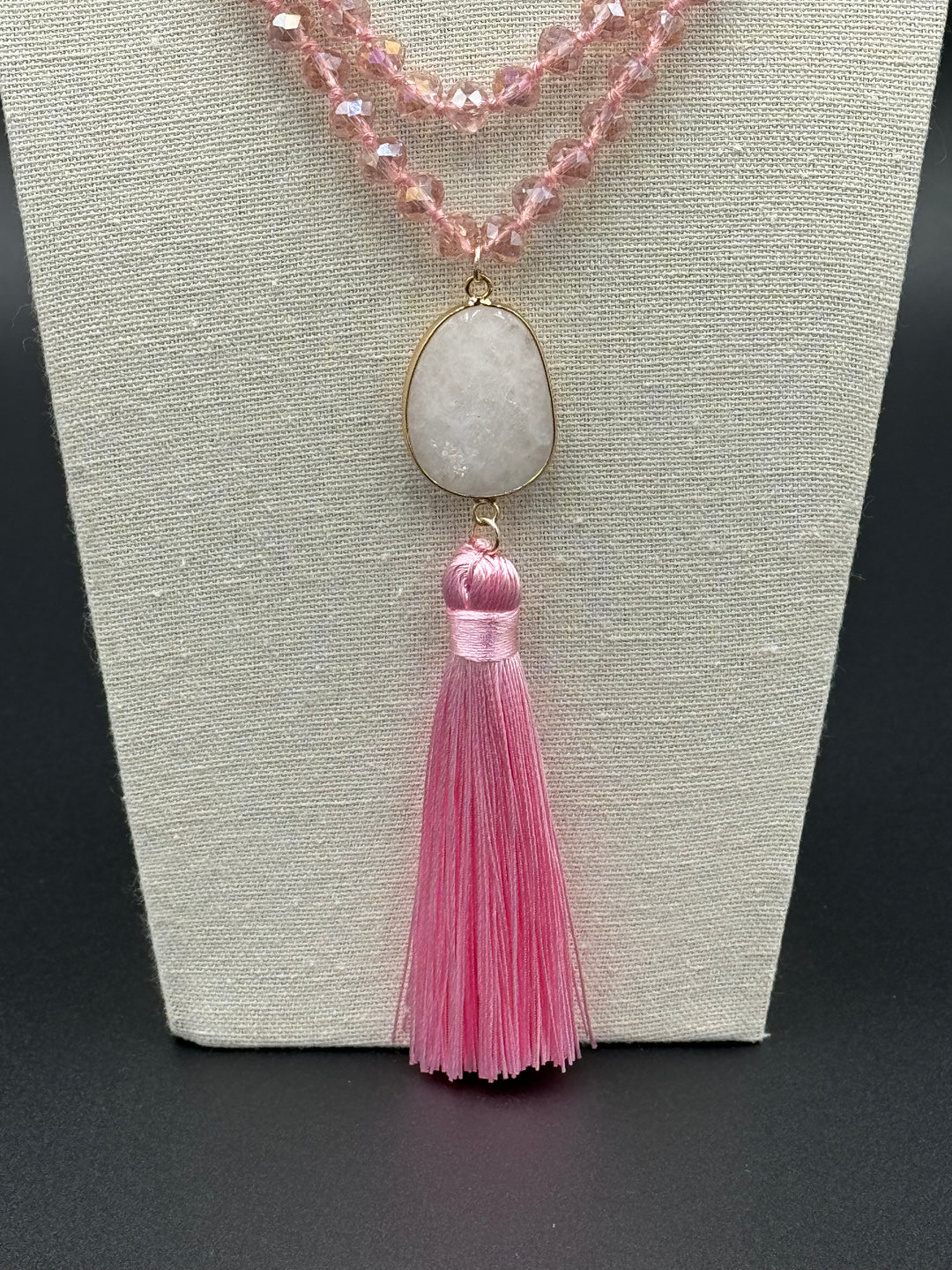 Bohemian Harmony - Milky Quartz & Rhodonite Ensemble