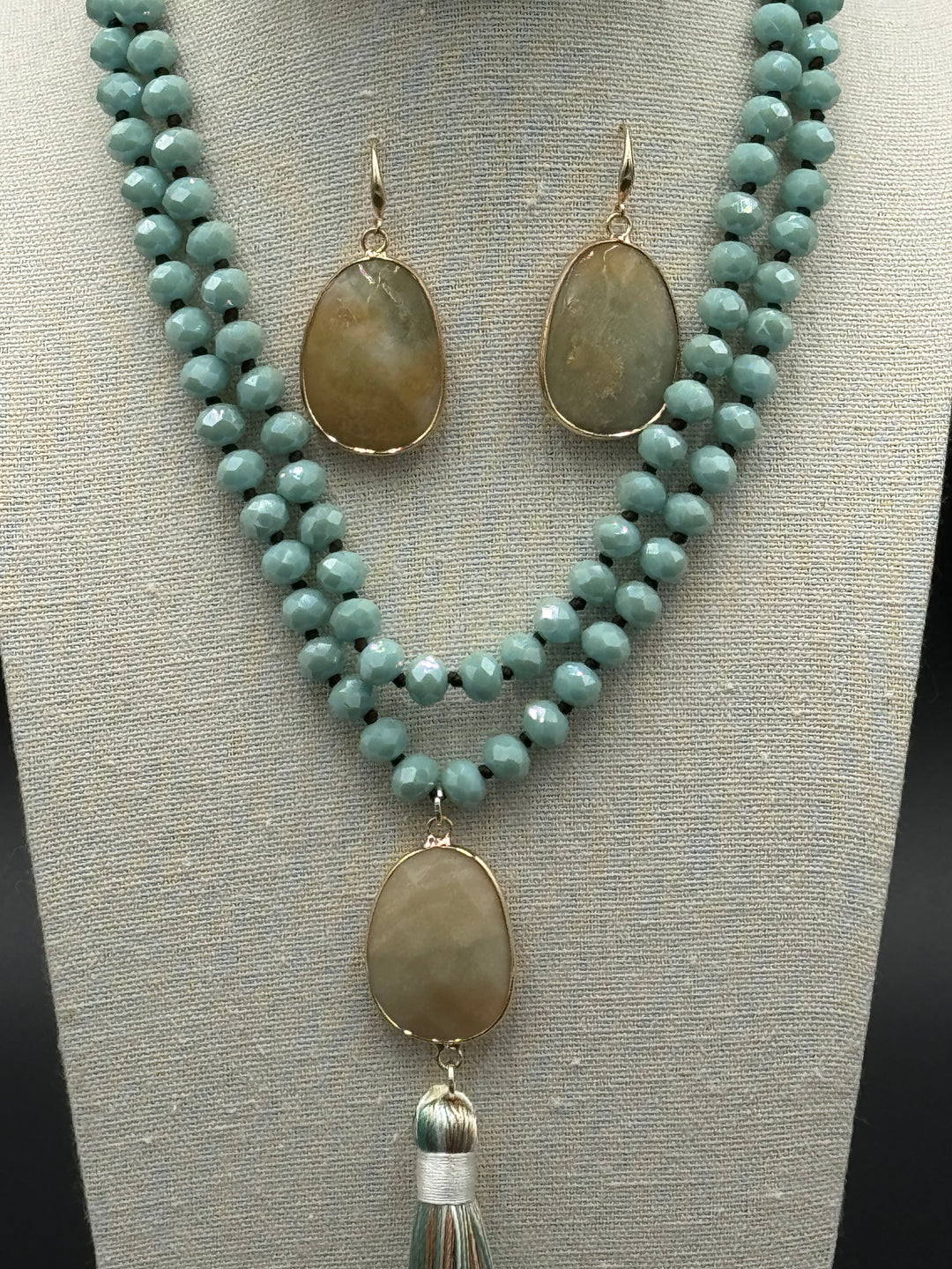 Bohemian Harmony - Amazonite & Green Agate Ensemble