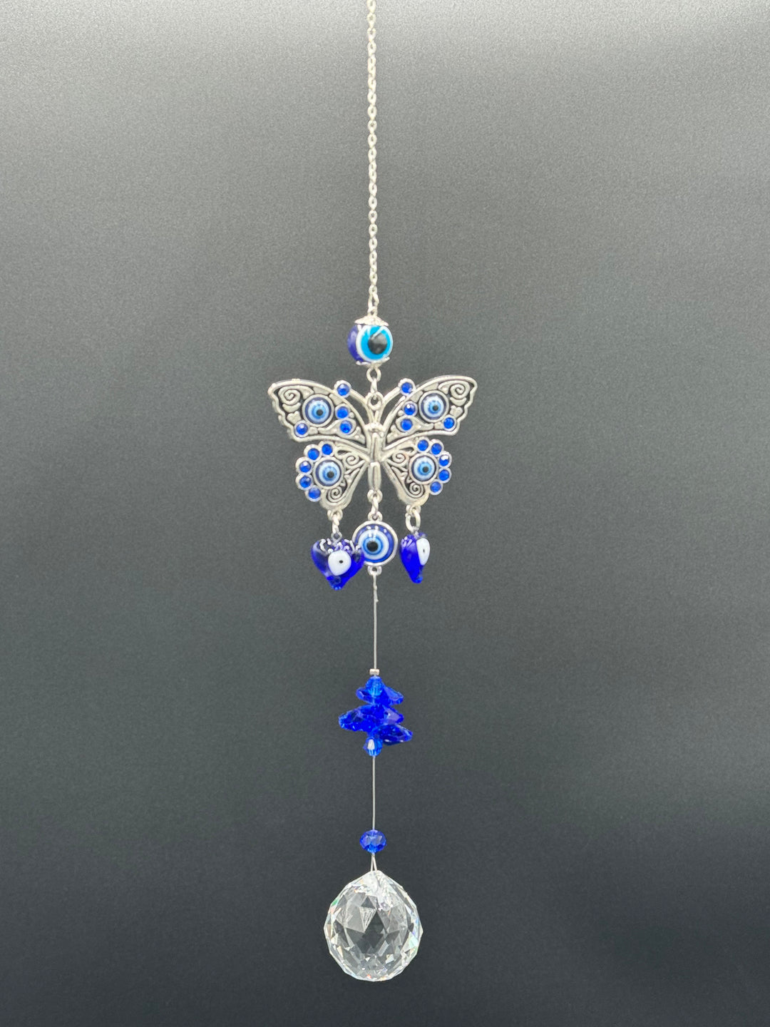 Tranquil Butterfly Crystal Sun Catcher