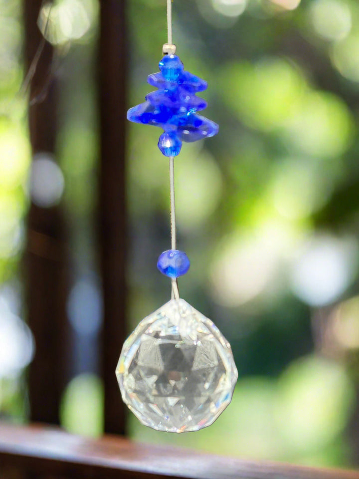 Tranquil Butterfly Crystal Sun Catcher