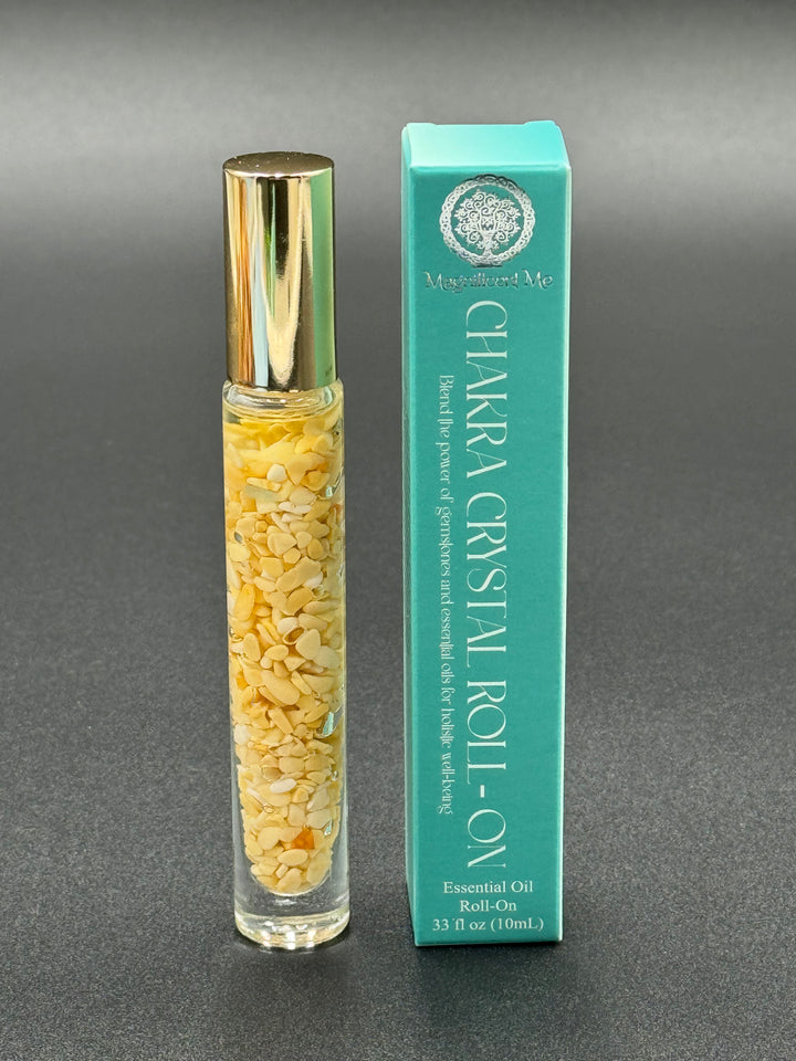 Honey Jade Harmony - Frankincense Infused Crystal Roll-On (Solar Plexus Chakra)