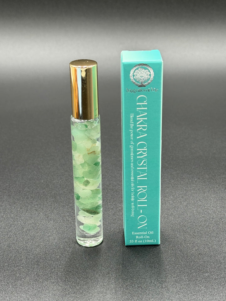 Green Aventurine Revive - Eucalyptus Infused Crystal Roll-On (Heart Chakra)