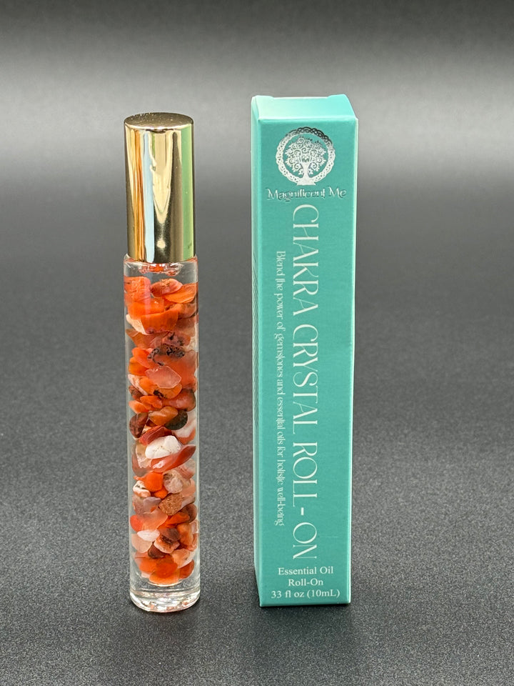 Red Jasper Vitality - Ylang Ylang Infused Crystal Roll-On (Root Chakra)