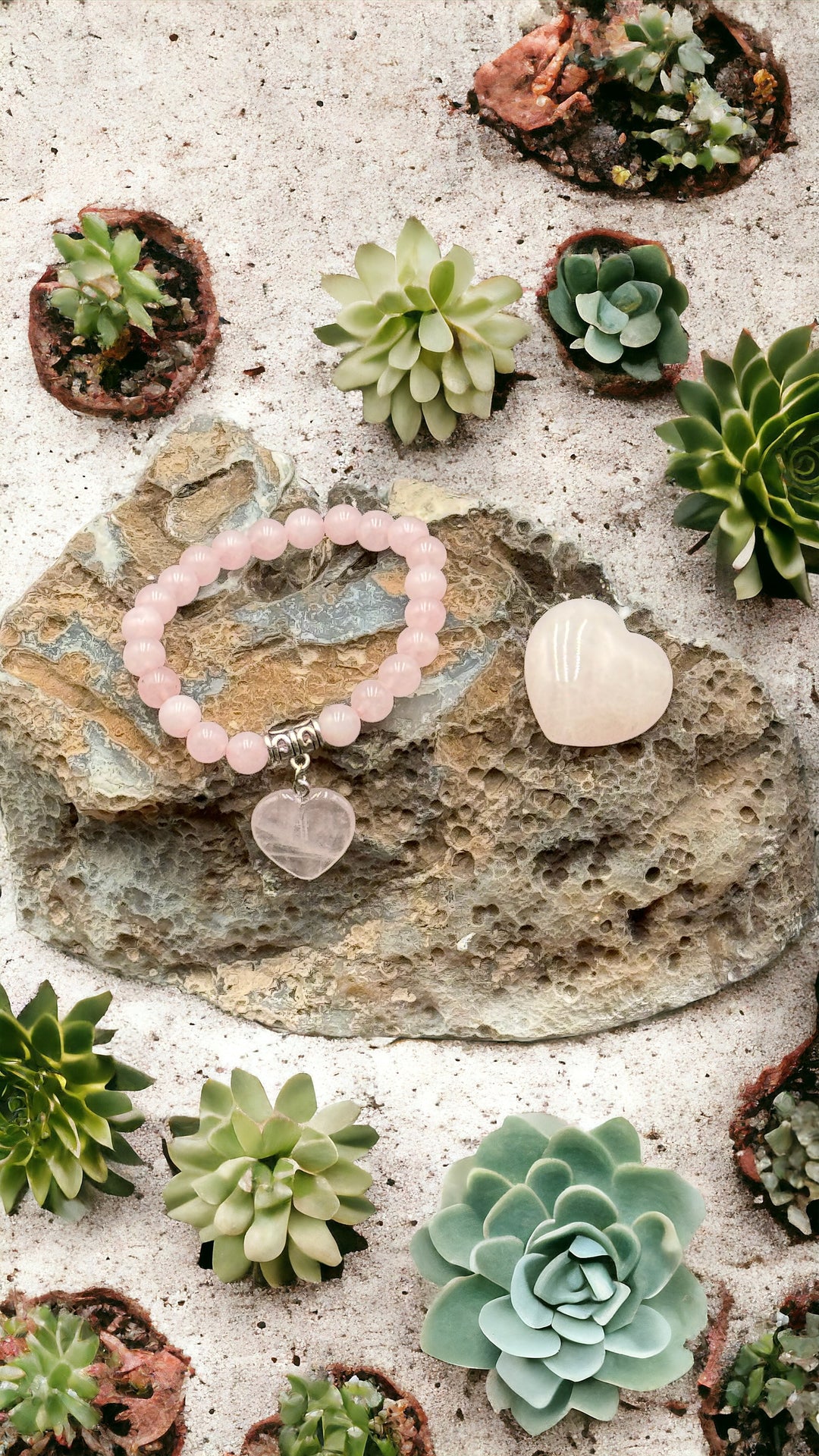 Harmony's Embrace - Rose Quartz Love Set