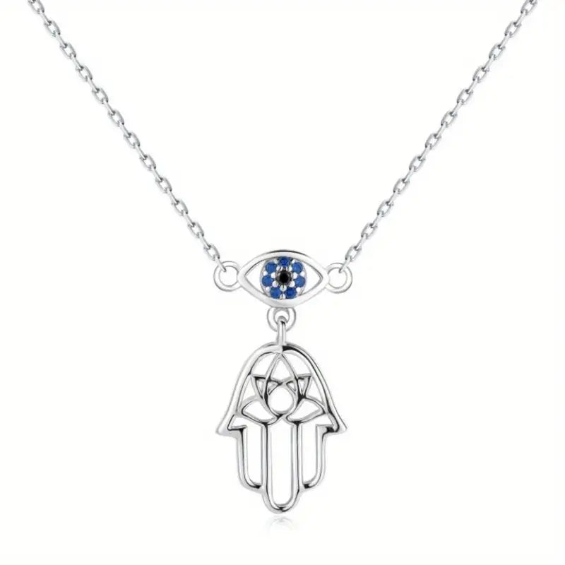 925 Sterling Silver With White & Blue Zircon Charms Collection (SS)