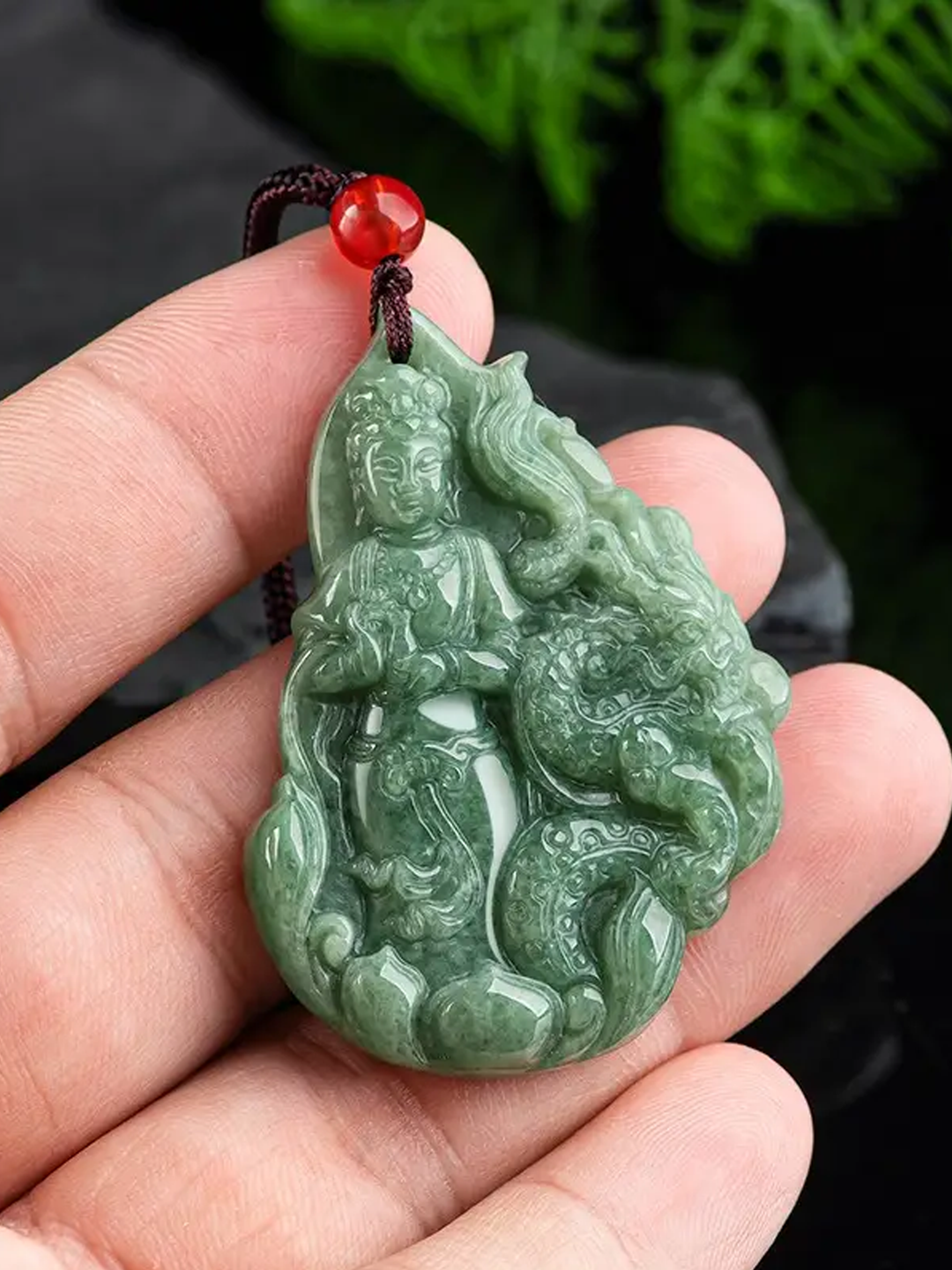 Heart of Compassion - Quan Yin & The Dragon Jade Pendant