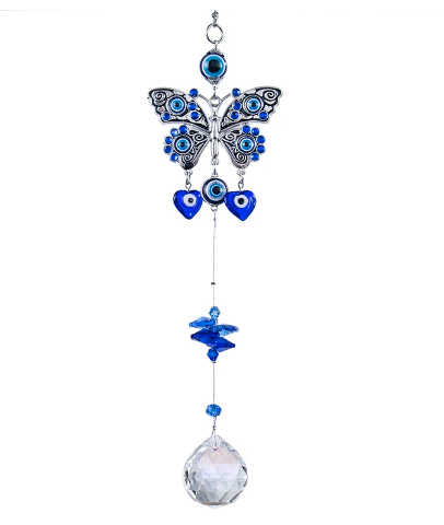 Tranquil Butterfly Crystal Sun Catcher