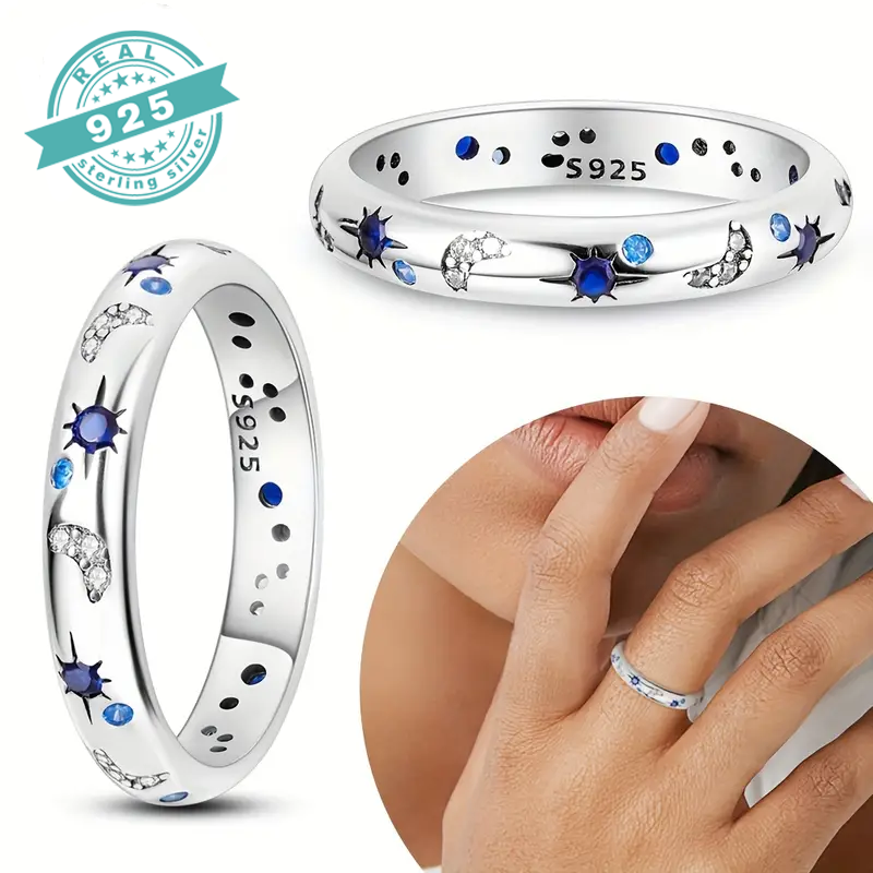 Celestial Sterling Silver Women's Ring (SS)